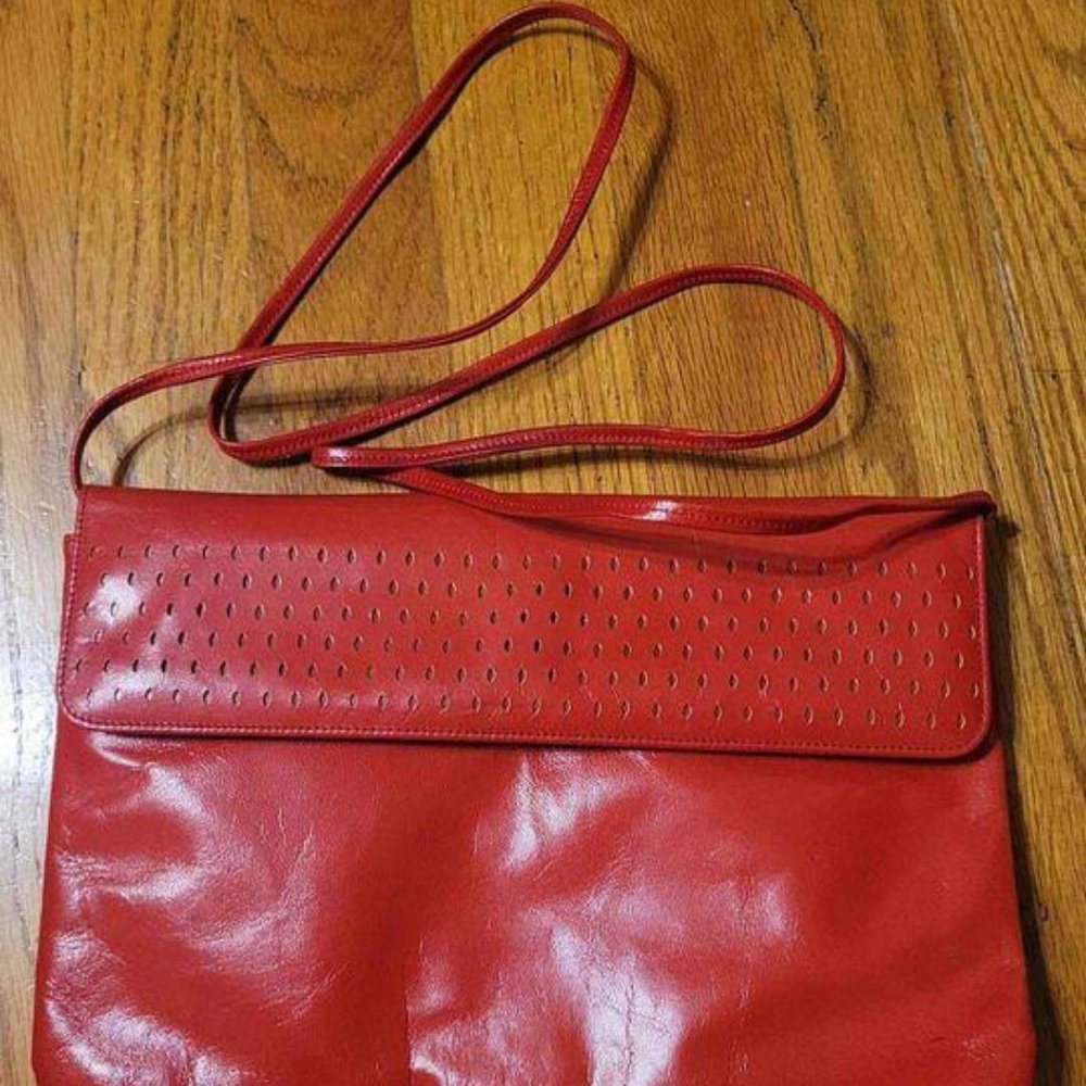 Red Off-the-Shoulder Purse